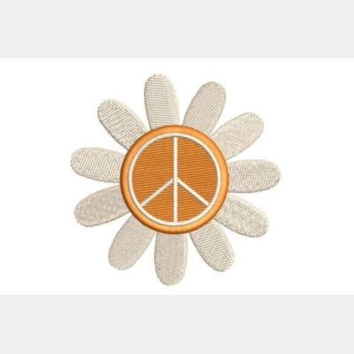 Peace Sign Daisy Flower Embroidery Design Embroidery 125861932 1 1 580x387 Thumbnail