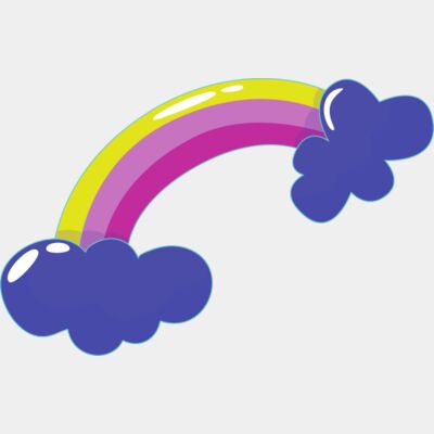 Y2K Rainbow Cloud Thumbnail