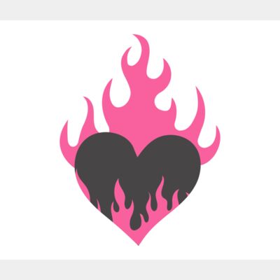 Y2K Flaming Heart Thumbnail
