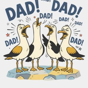 Dad! Seagull Fathers Day Tee Thumbnail