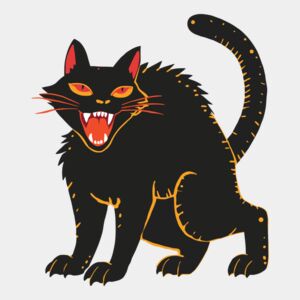 Vintage Black Cat Thumbnail