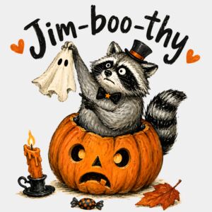 Jim-Boo-Thy (Raccoon in Pumpkin) Thumbnail