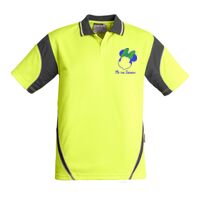Mens Hi Vis Aztec Short Sleeve Polo Thumbnail