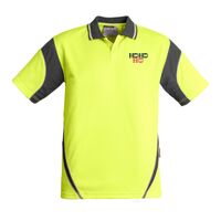 Mens Hi Vis Aztec Short Sleeve Polo Thumbnail