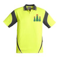 Mens Hi Vis Aztec Short Sleeve Polo Thumbnail