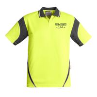 Mens Hi Vis Aztec Short Sleeve Polo Thumbnail