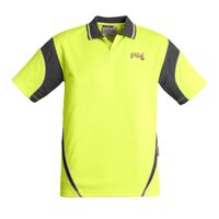 Mens Hi Vis Aztec Short Sleeve Polo Thumbnail
